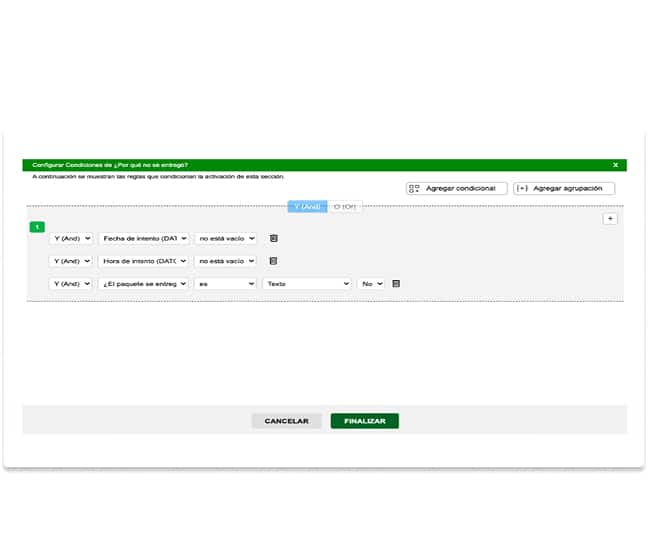 Condicionales Evidence